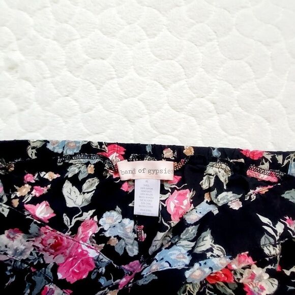 Urban Outfitters UO Band of Gypsies black floralshorts lace soft XS - Picture 5 of 7